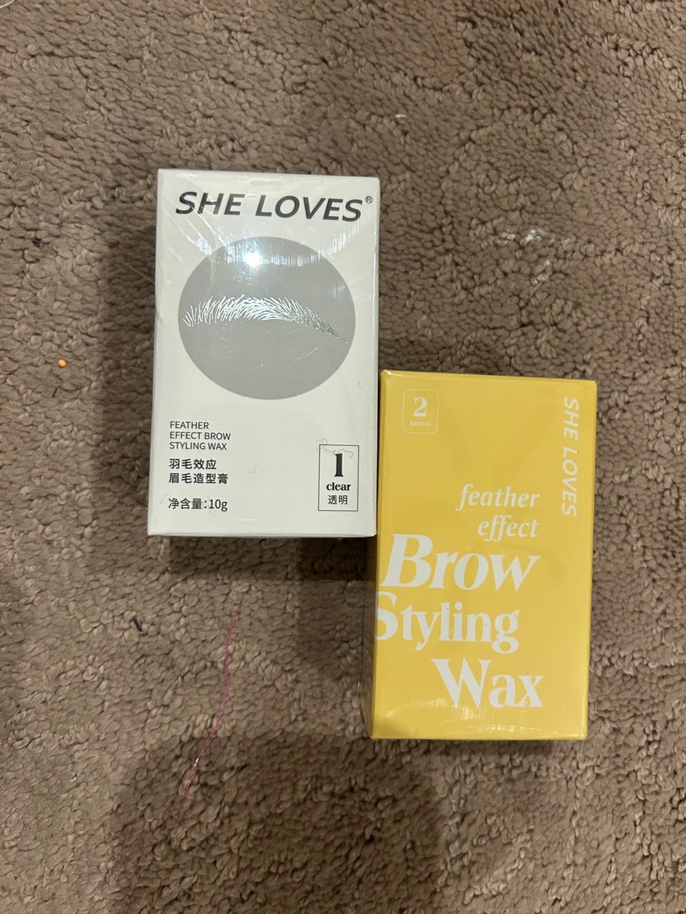 Feather Effect Brow Styling Wax - Clear